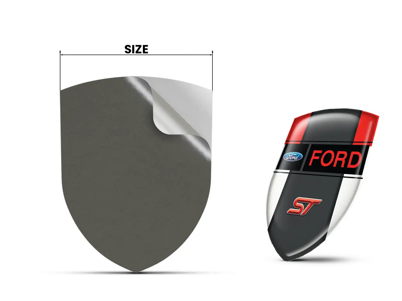 Ford Fensteraufkleber Eigen Max Haltbar Modern Pro Stil